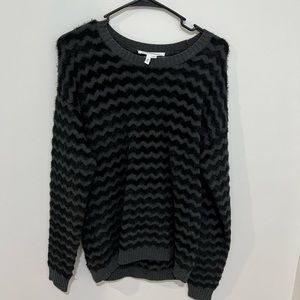 BCBGeneration women black striped sweater size xs/s.